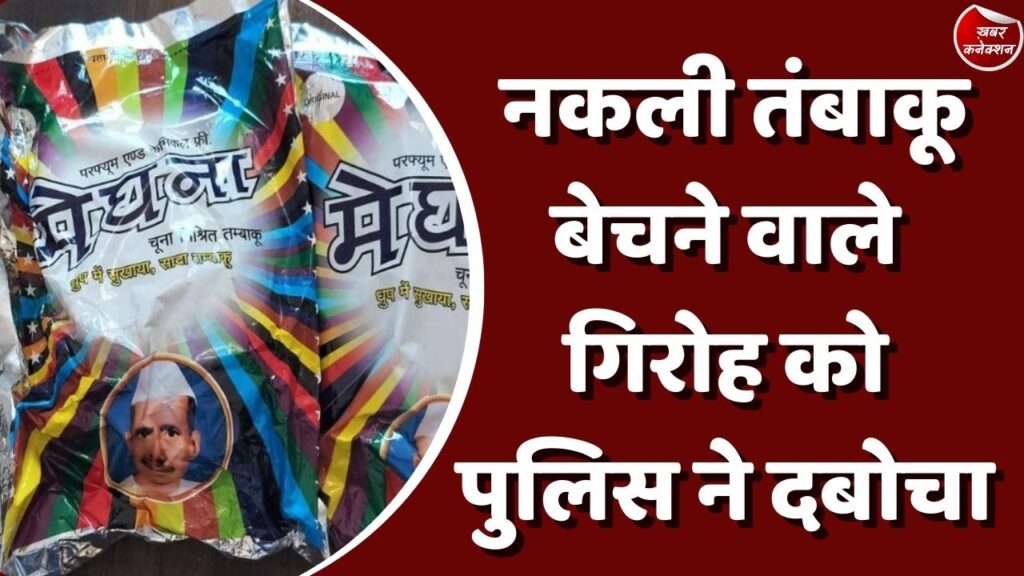 CG News : नकली तंबाकू बेचने वाले गिरोह को पुलिस ने दबोचा
