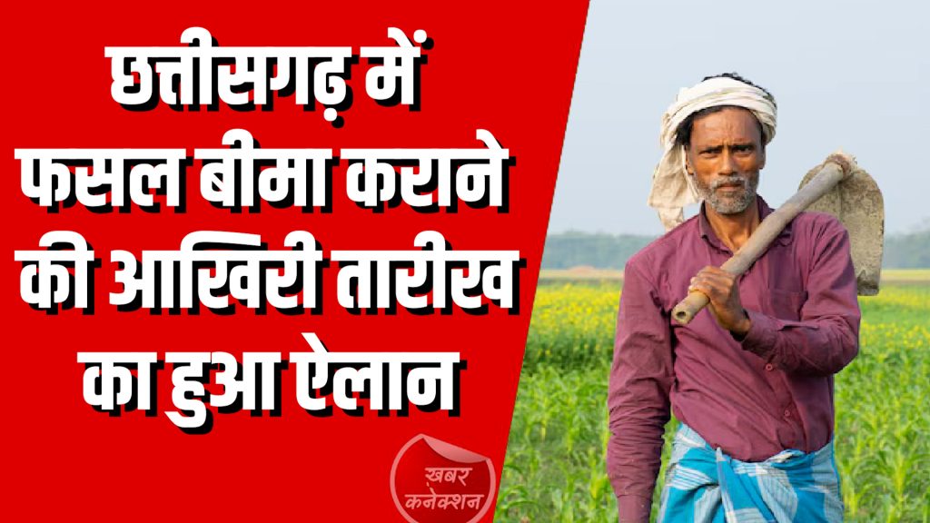 CG News : छत्तीसगढ़ में फसल बीमा कराने की आखिरी तारीख का हुआ ऐलान