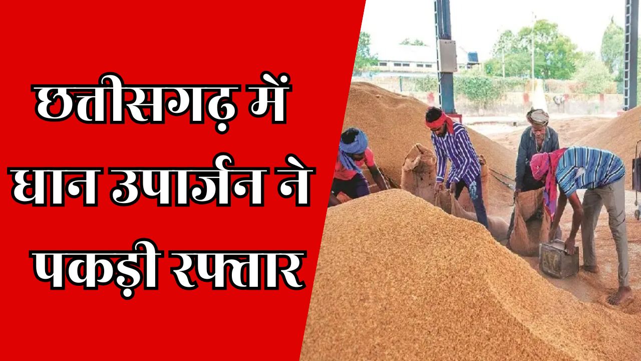 CG News : छत्तीसगढ़ में समर्थन मूल्य पर धान खरीदी, रफ्तार तेज!