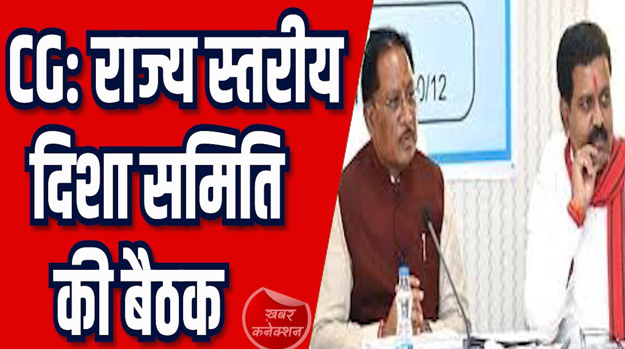 CG News: राज्य स्तरीय दिशा समिति की बैठक, प्रत्येक 6 माह में बैठक आयोजित करने के निर्देश