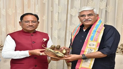 CG News: छत्तीसगढ़ के पर्यटन और संस्कृति पर मंथन, केंद्रीय पर्यटन मंत्री ने CM विष्णु देव साय से की सौजन्य भेंट