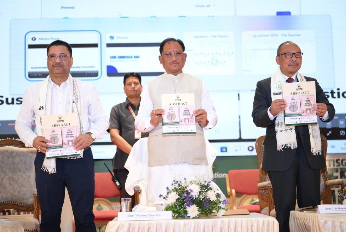 CG News: छत्तीसगढ़ ग्रीन इकोनॉमी में अग्रणी, हरित शिखर सम्मेलन में मुख्यमंत्री साय ने दिए महत्वपूर्ण संदेश