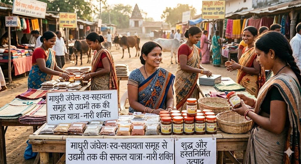 CG News: स्व-सहायता समूह ने बदली जिंदगी, माधुरी जंघेल बनीं सफल महिला उद्यमी