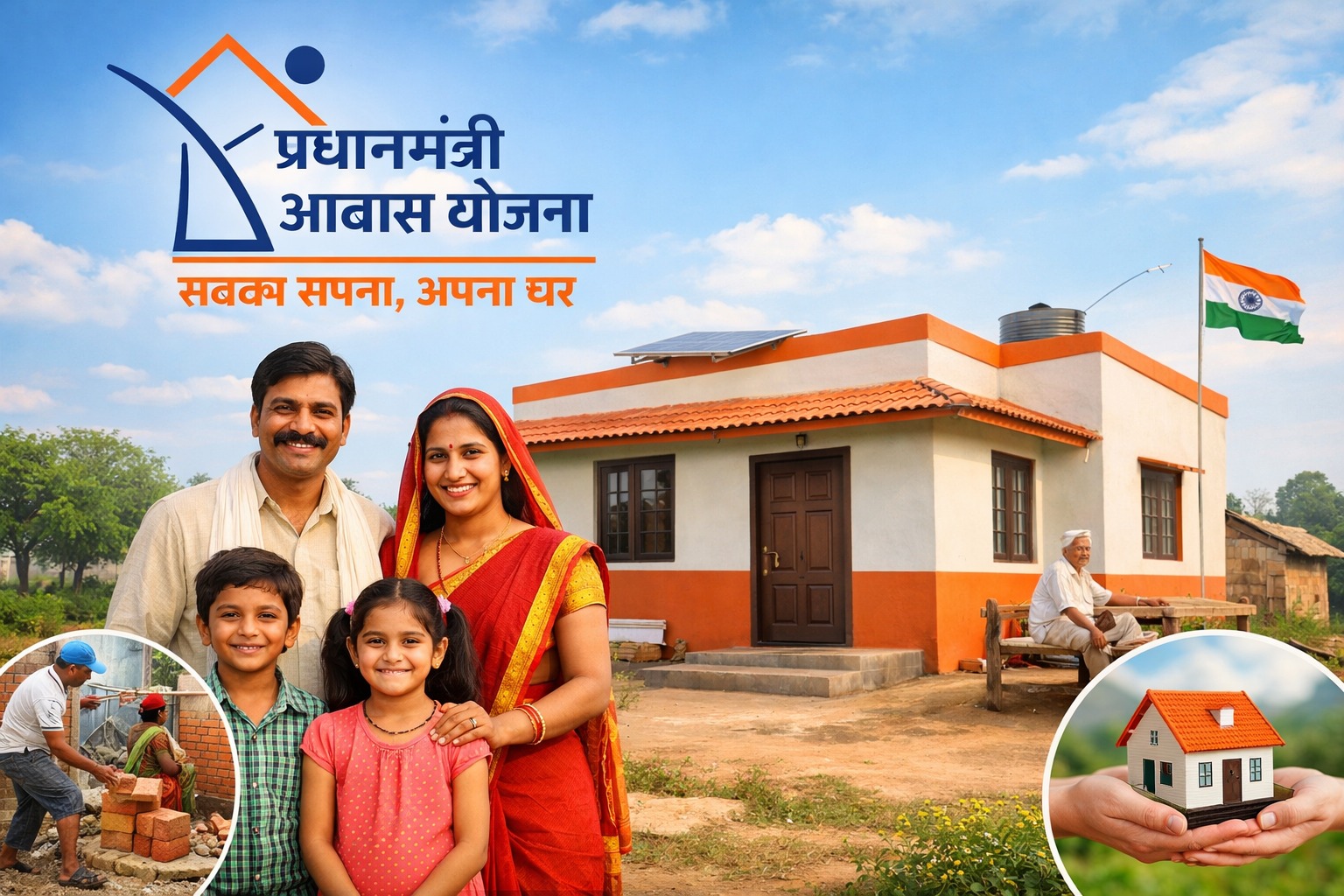 CG News: प्रधानमंत्री आवास योजना से बदली जिंदगी, कच्चे घर से पक्के मकान तक का सफर