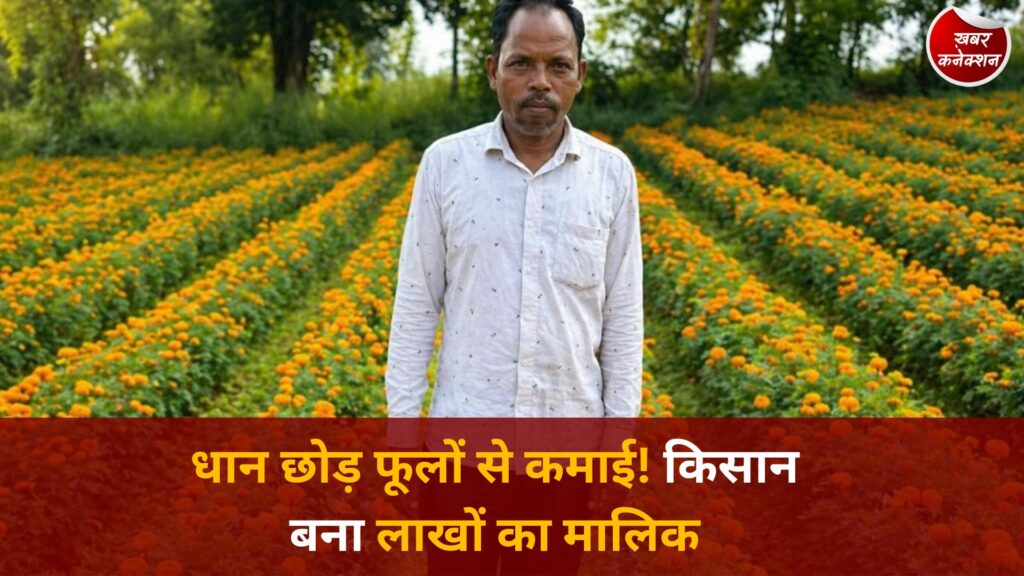 CG News: फूलों की खेती ने बदली किस्मत, रायगढ़ के किसान ईश्वरचरण पैकरा की सफलता बनी मिसाल
