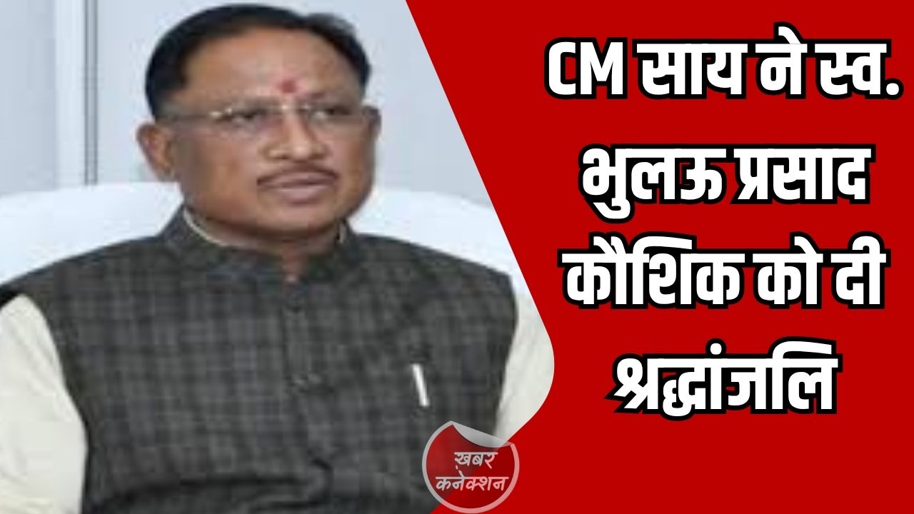 CG News: मुख्यमंत्री विष्णु देव साय ने बिलासपुर में स्व. भुलऊ प्रसाद कौशिक को अर्पित की श्रद्धांजलि