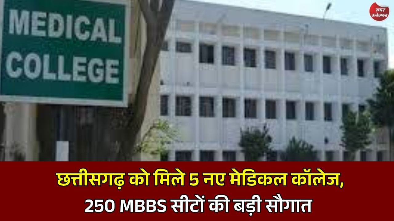 CG News: डबल इंजन सरकार का बड़ा तोहफा, छत्तीसगढ़ में खुलेंगे 5 नए सरकारी मेडिकल कॉलेज