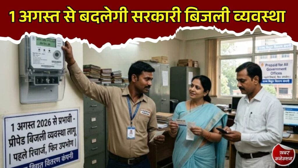CG News: छत्तीसगढ़ में 1 अगस्त से सरकारी बिजली कनेक्शन होंगे प्रीपेड, विभागों को पहले जमा करनी होगी एडवांस राशि