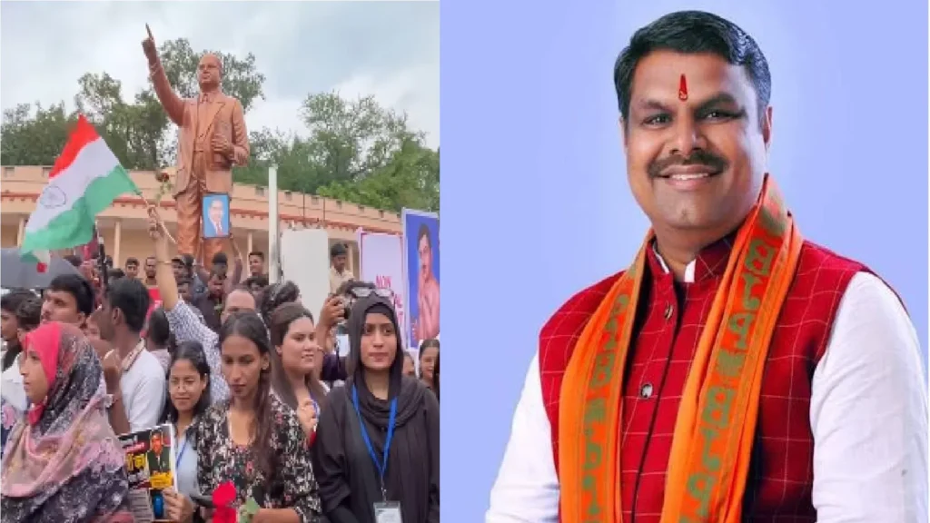 CG News : 12वीं हिंदी पेपर लीक पर रायपुर में छात्रों का प्रदर्शन, शिक्षा मंत्री गजेंद्र यादव के इस्तीफे की उठी मांग