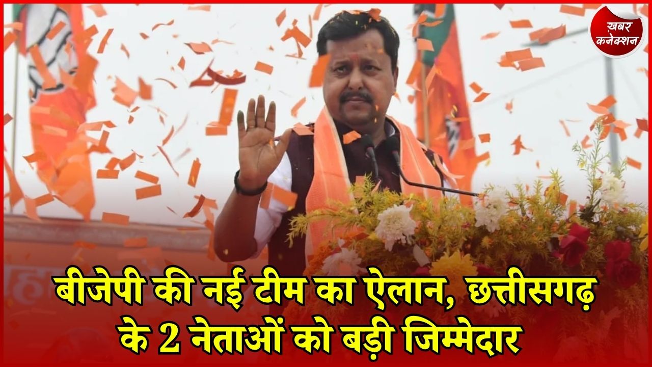 CG News: नितिन नवीन की नई टीम घोषित, रूप कुमारी चौधरी राष्ट्रीय उपाध्यक्ष और दीपक म्हस्के सोशल मीडिया संयोजक बने