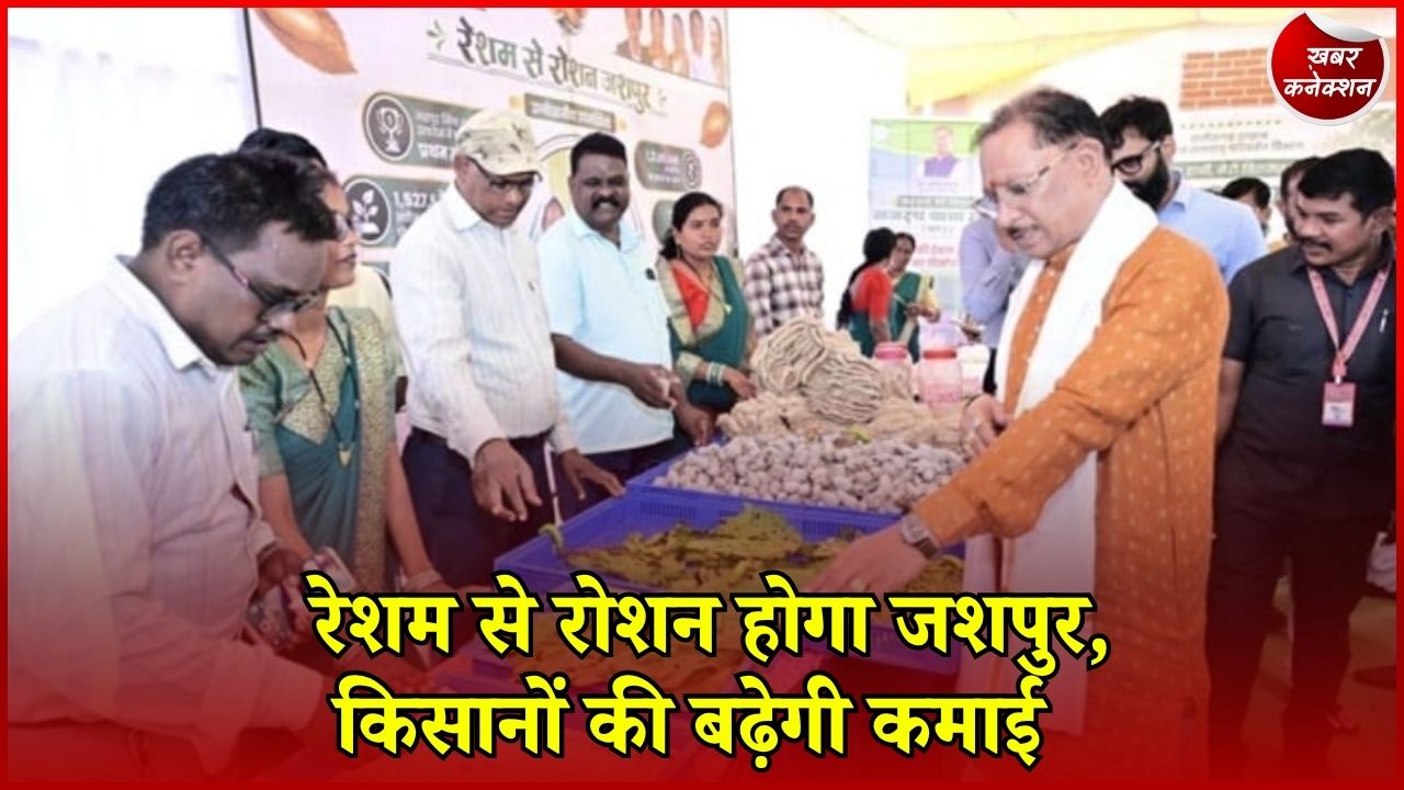 CG News: CM साय ने शुरू की ‘रेशम से रोशन जशपुर’ योजना, टसर उत्पादन में जिला नंबर वन