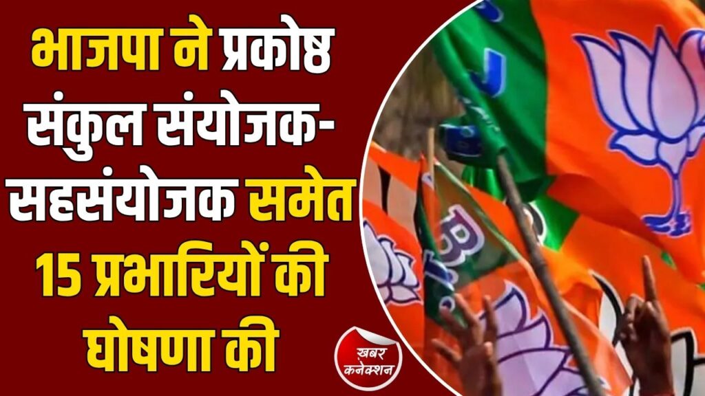 CG News: BJP ने संगठन में किया बड़ा फेरबदल, 15 प्रकोष्ठों के प्रभारी नियुक्त