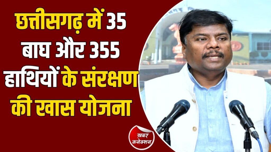 CG News: छत्तीसगढ़ में बाघ-हाथियों के संरक्षण पर फोकस, वन मंत्री ने बताईं ढाई साल की उपलब्धियां