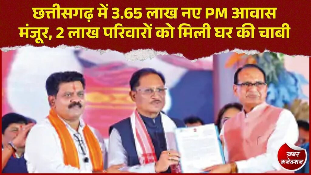 CG News: छत्तीसगढ़ को PM आवास योजना की बड़ी सौगात, 3.65 लाख अतिरिक्त घरों को केंद्र की मंजूरी