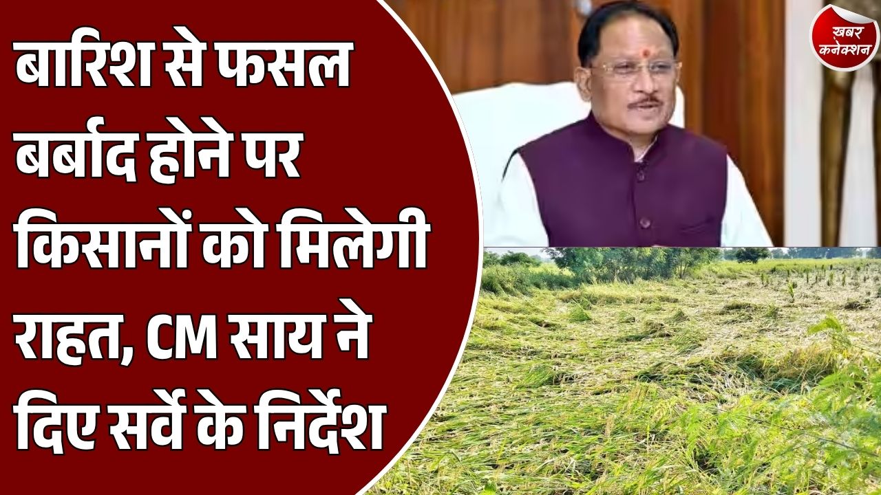 CG News: चक्रवात अर्नब से फसल नुकसान का होगा सर्वे, CM साय ने कलेक्टरों को दिए निर्देश
